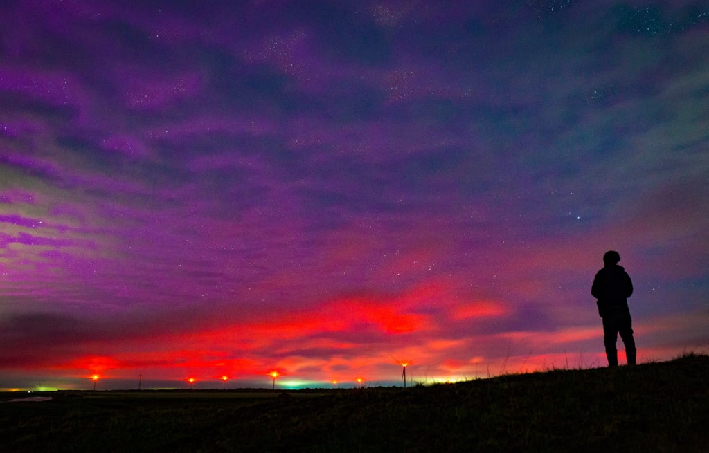 A spectacular view of the skies over the Songhua River in Heilongjiang province. Photo: Xinhua A spectacular view of the skies over the Songhua River in Heilongjiang province. Photo: Xinhua