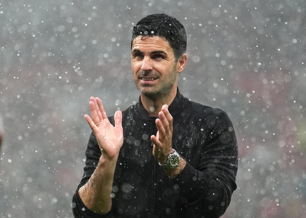 Mikel Arteta’s Arsenal have already won a record 27 Premier League matches this season. Photo: DPA