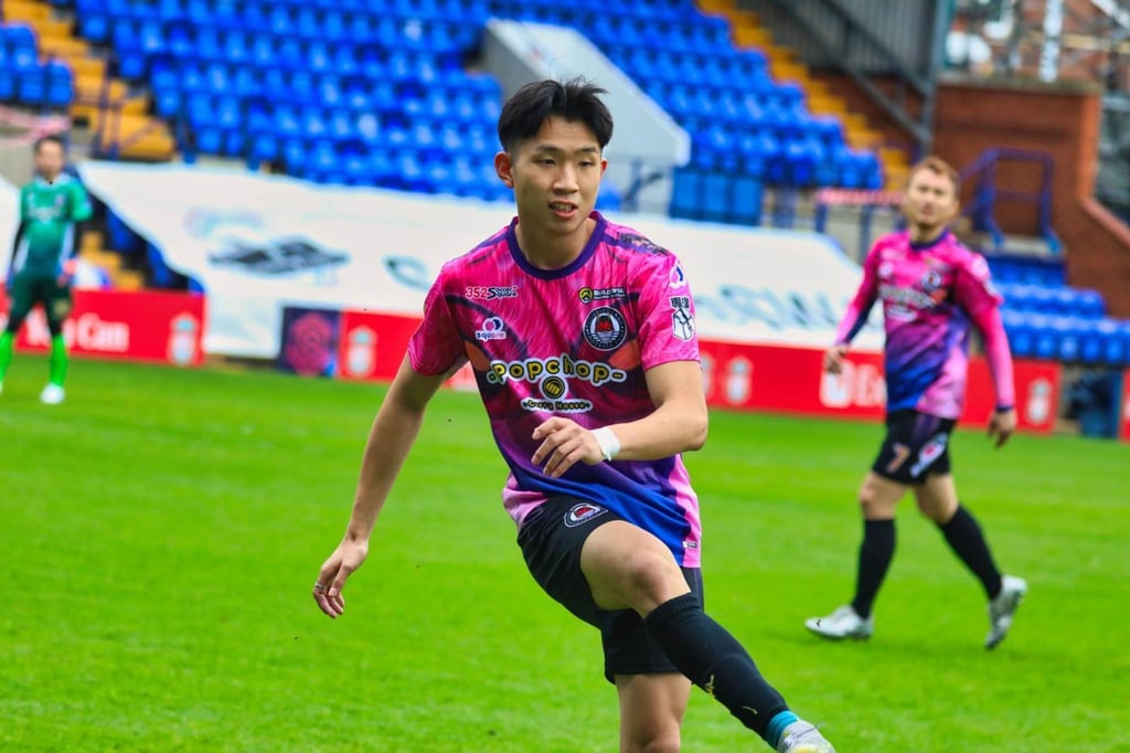 Action from the final of the Hong Kong Cup between Sheffield Trouble Gang and Nottingham Merry Men at Prenton Park. Photo: Handout Action from the final of the Hong Kong Cup between Sheffield Trouble Gang and Nottingham Merry Men at Prenton Park. Photo: Handout
