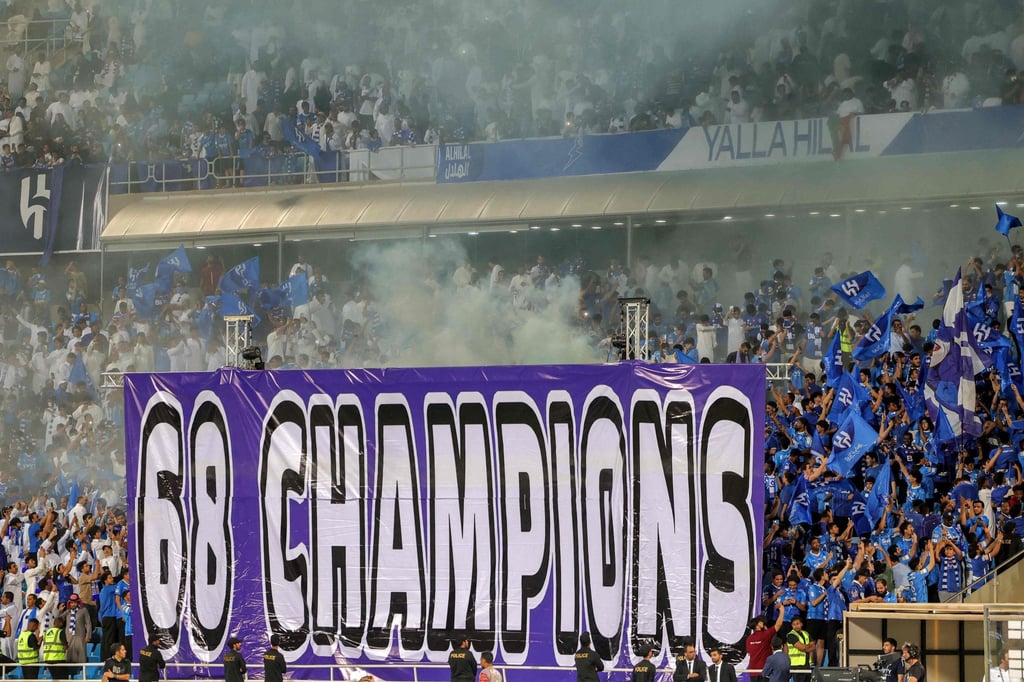 Al Hilal won their 68th official trophy after collecting their 19th Saudi Pro League title on Saturday. Photo: AFP