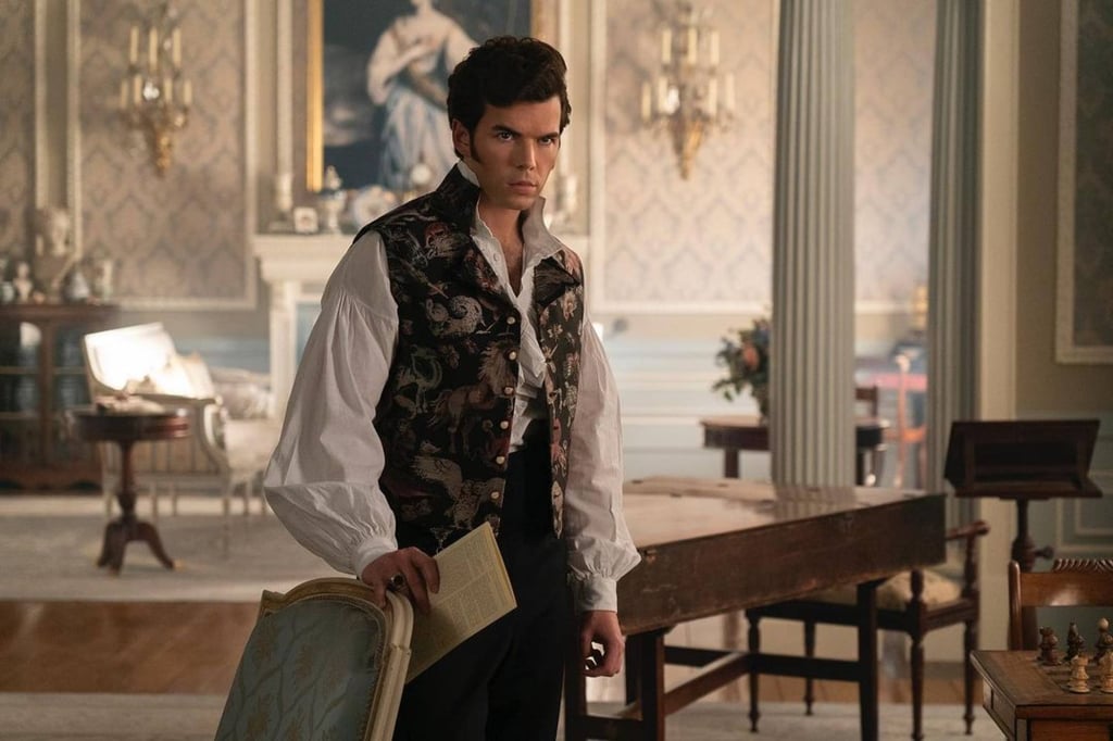 Luke Newton teases his appearance in Bridgerton season three in this still taken in the fictional family home. Photo: @lukenewtonuk/Instagram Luke Newton teases his appearance in Bridgerton season three in this still taken in the fictional family home. Photo: @lukenewtonuk/Instagram