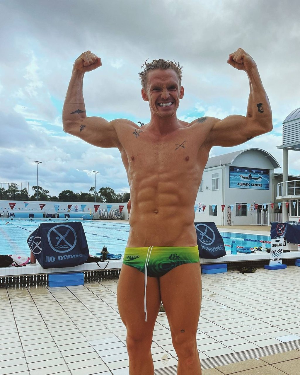 Cody Simpson poses by a pool in March. Photo: @codysimpson/Instagram Cody Simpson poses by a pool in March. Photo: @codysimpson/Instagram