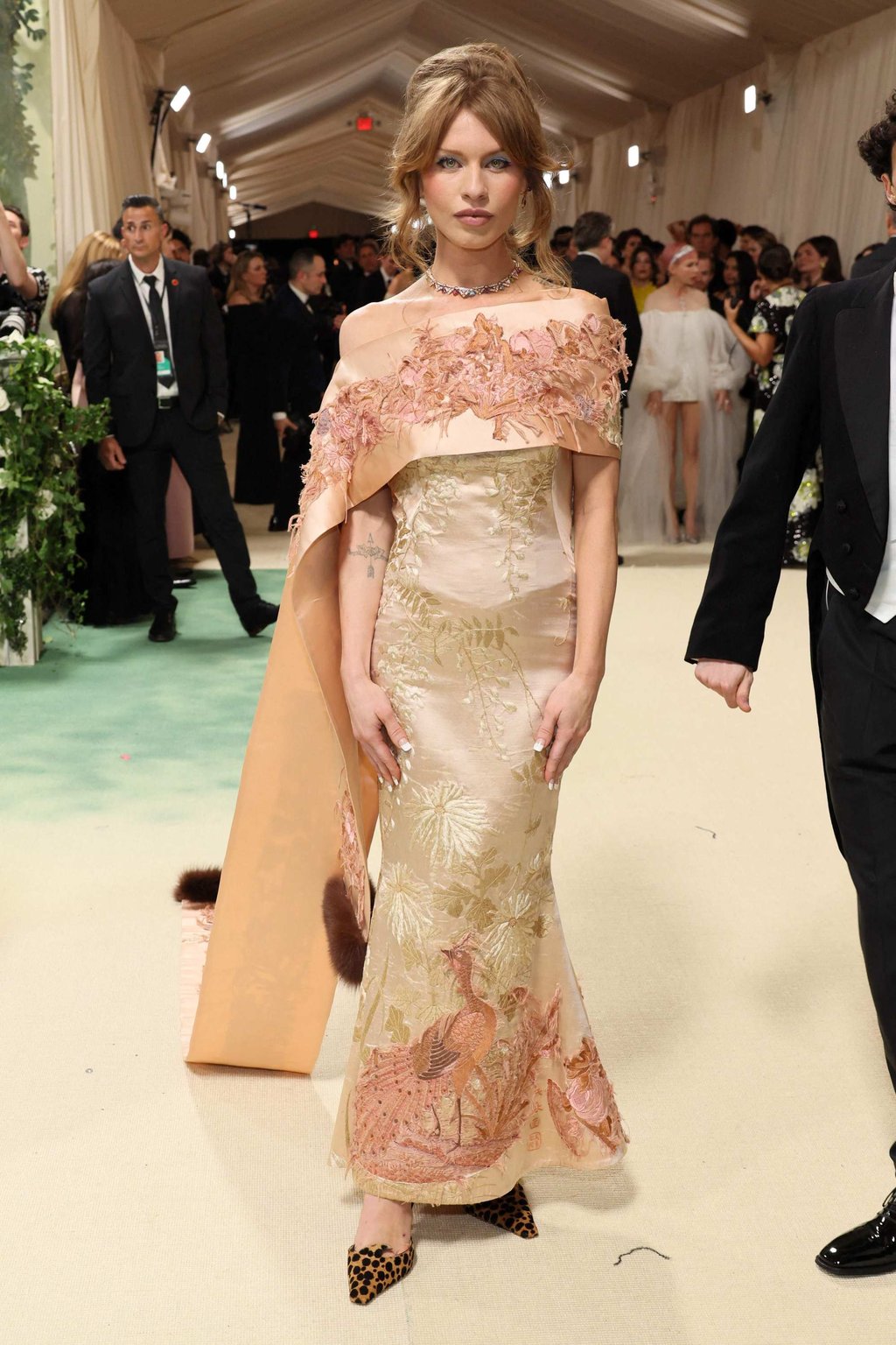 Ivy Getty’s Conner Ives dress for The Metropolitan Museum of Art’s Costume Institute benefit gala on May 6. Photo: Getty Images via AFP Ivy Getty’s Conner Ives dress for The Metropolitan Museum of Art’s Costume Institute benefit gala on May 6. Photo: Getty Images via AFP