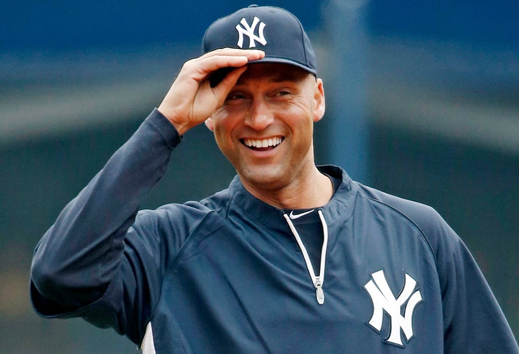New York Yankees shortstop Derek Jeter adjusts his cap before the home opener baseball game against the Baltimore Orioles at Yankee Stadium in New York, in April 2014. Photo: AP Photo