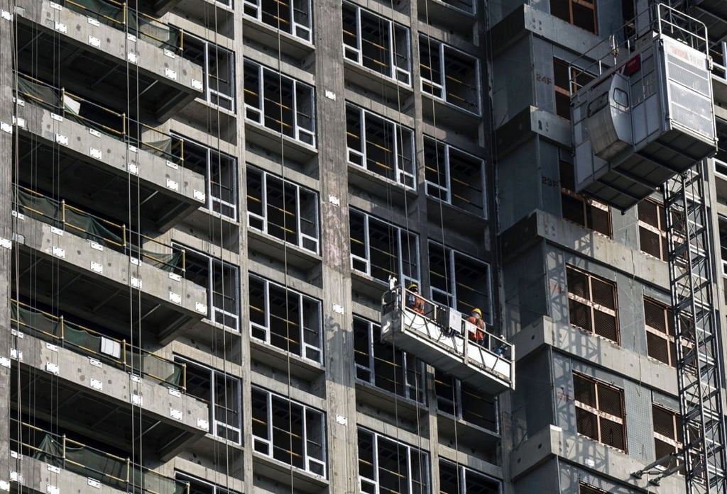A residential building under construction at the China Vanke Co. Elegant Lifestyle project in Shenzhen, China, on Wednesday, April 17, 2024. Photo: Bloomberg A residential building under construction at the China Vanke Co. Elegant Lifestyle project in Shenzhen, China, on Wednesday, April 17, 2024. Photo: Bloomberg
