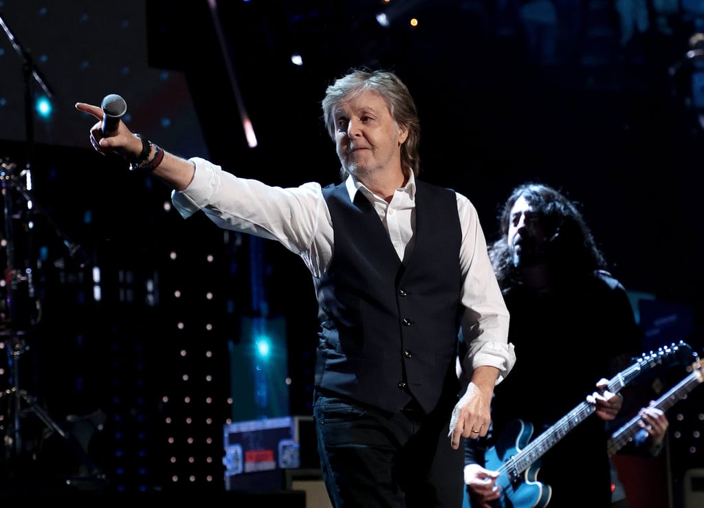 Paul McCartney performs onstage during the 36th Annual Rock & Roll Hall Of Fame Induction Ceremony in Cleveland in October 2021. Photo: TNS