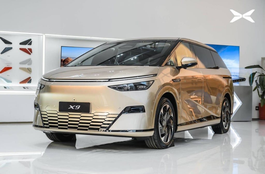 The X9 MPV will be available in Hong Kong from HK$500,000. Photo: Xpeng