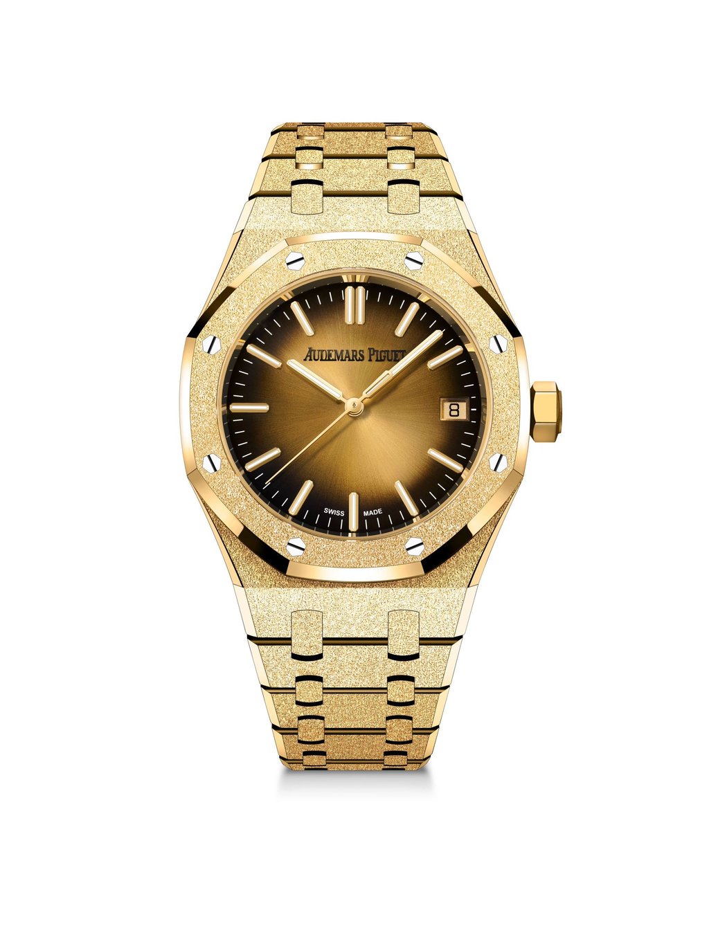 Audemars Piguet’s Royal Oak Frosted Gold Selfwinding watch Audemars Piguet’s Royal Oak Frosted Gold Selfwinding watch