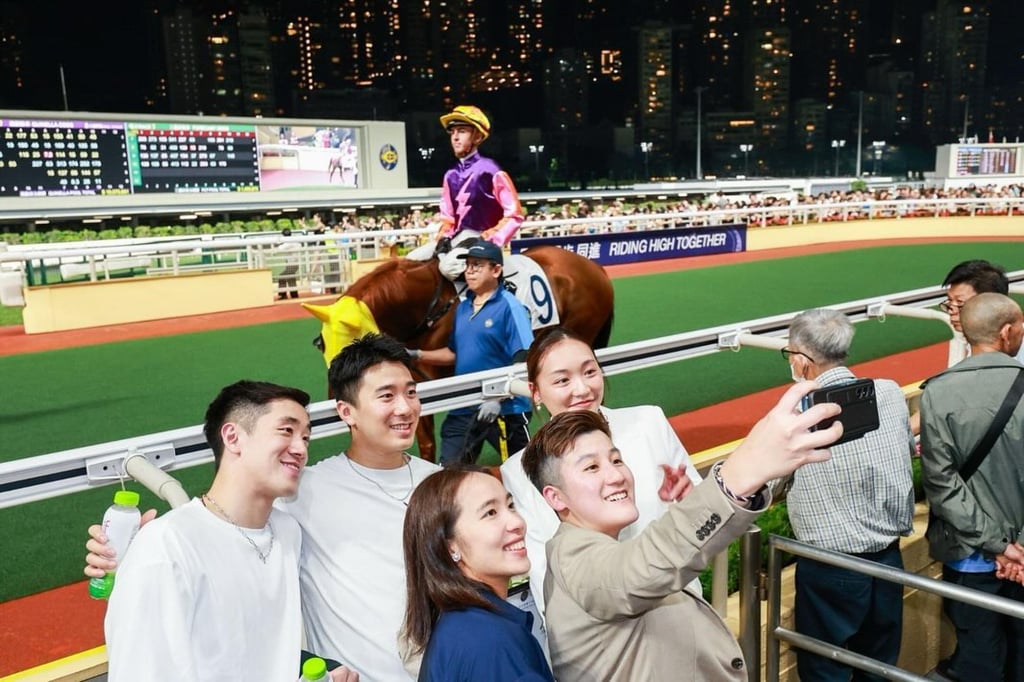 The “Champions in the Valley” race night celebrated Hong Kong athletes’ achievements on April 17. Photo: @hkjcracingsports/Instagram The “Champions in the Valley” race night celebrated Hong Kong athletes’ achievements on April 17. Photo: @hkjcracingsports/Instagram