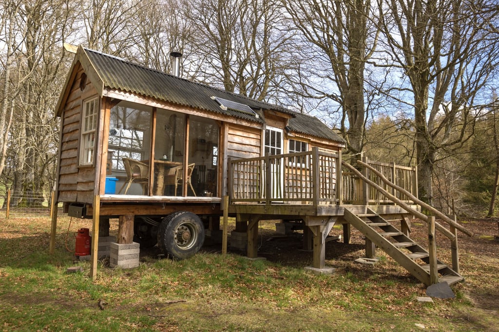 The Bamff Estate has a range of accommodation options for those looking to witness rewilding first-hand, including visiting the estate’s beaver population. Photo: Daniel Allen
