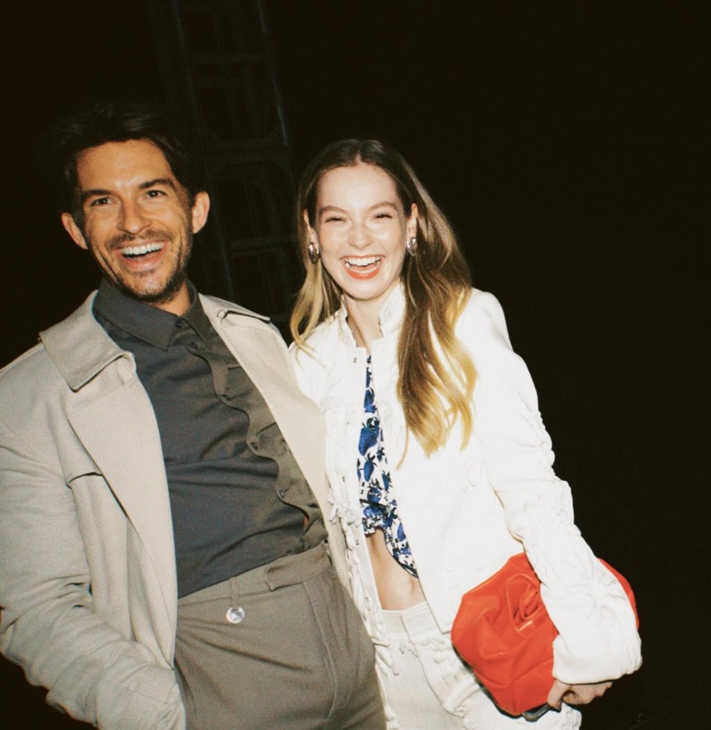 Hannah Dodd with her new co-star, Jonathan Bailey, in February. Photo: @hannahfkdodd/Instagram Hannah Dodd with her new co-star, Jonathan Bailey, in February. Photo: @hannahfkdodd/Instagram
