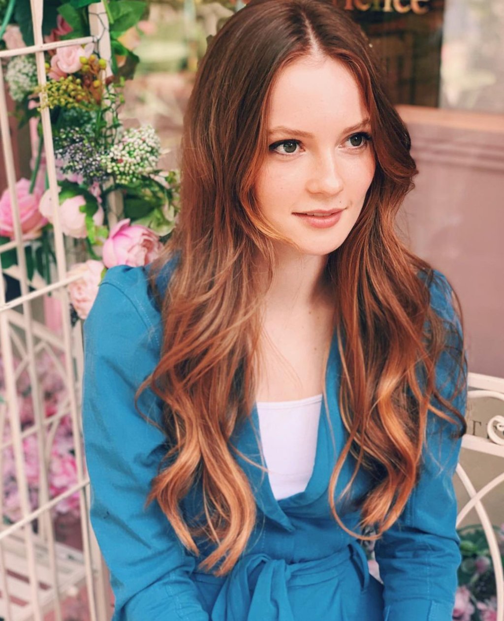 Hannah Dodd for Hershesons, in September 2020. Photo: @hannahfkdodd/Instagram Hannah Dodd for Hershesons, in September 2020. Photo: @hannahfkdodd/Instagram