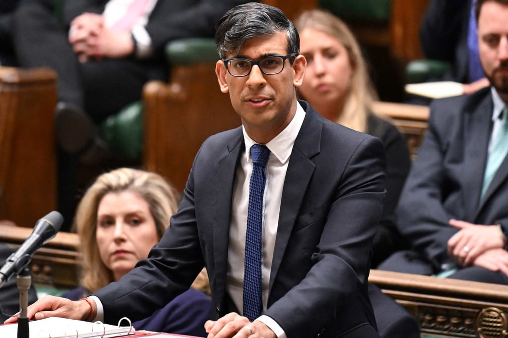 British Prime Minister Rishi Sunak’s Conservative Party lost control of 10 councils and more than 470 council seats in local elections earlier this month. Photo: UK Parliament/via AFP British Prime Minister Rishi Sunak’s Conservative Party lost control of 10 councils and more than 470 council seats in local elections earlier this month. Photo: UK Parliament/via AFP