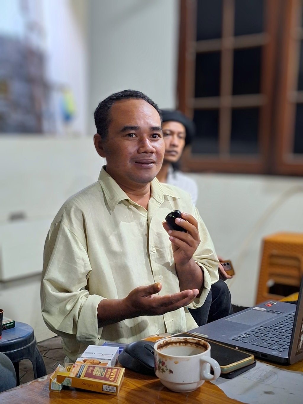 Kontras Surabaya Attorney Fatkul Khoir. Photo: Johannes Nugroho