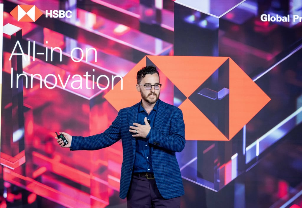 Michael Romano, chief business officer of the venture capital firm Lightspeed, says tech and tech-related companies are increasingly prominent on public indices at the “All-in on Innovation” event.