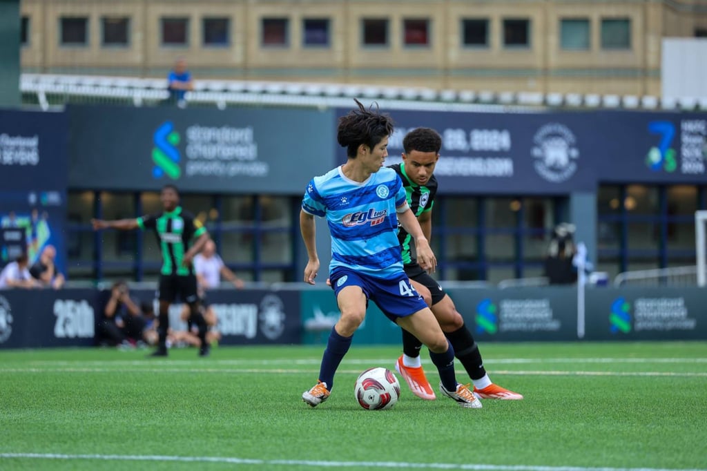 Brighton were beaten by Hong Kong Rangers in their opening Soccer Sevens encounter. Photo: HKFC Soccer Sevens