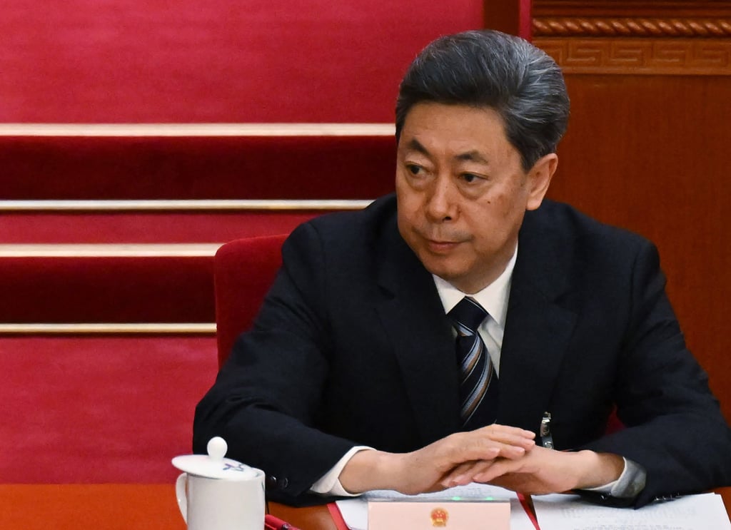 Chen Wenqing told law enforcement officials to “strongly defend border security”. Photo: AFP