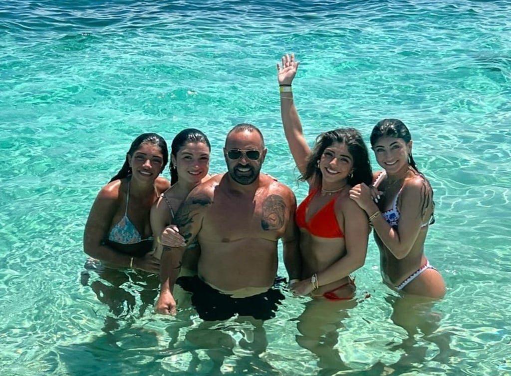 Milania Giudice with her sisters and father Joe Giudice. Photo: @milania.ggiudice/Instagram Milania Giudice with her sisters and father Joe Giudice. Photo: @milania.ggiudice/Instagram