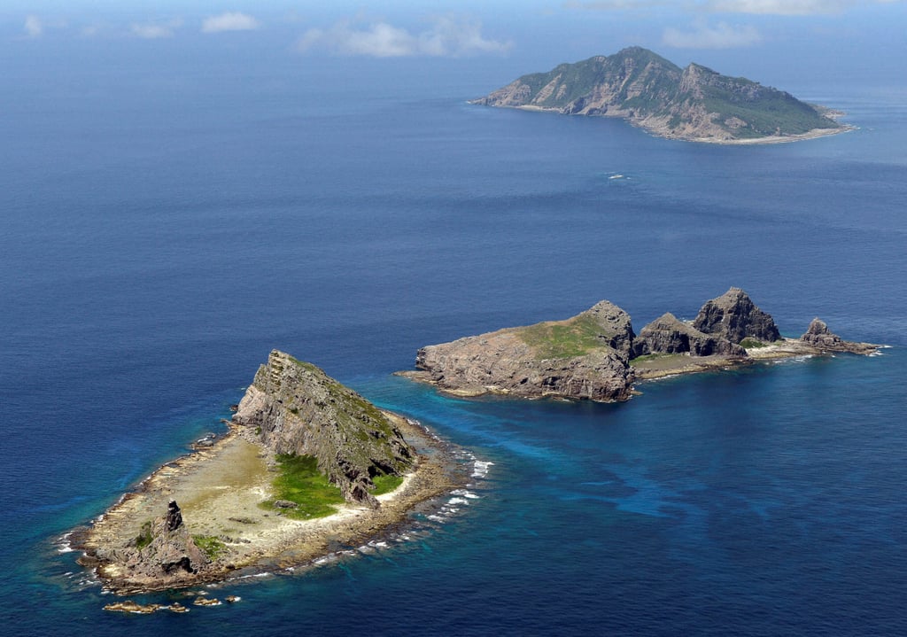 The Diaoyu/Senkaku Islands. On Monday, Japan’s coastguard said it had observed four China Maritime Police Bureau vessels sailing near the disputed islets. Photo: Kyodo via Reuters