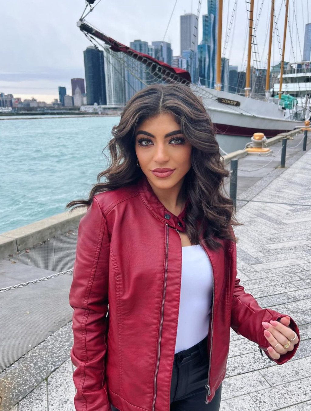 Police were called after Milania Giudice got involved in a car crash recently. Photo: @milania.ggiudice/Instagram Police were called after Milania Giudice got involved in a car crash recently. Photo: @milania.ggiudice/Instagram
