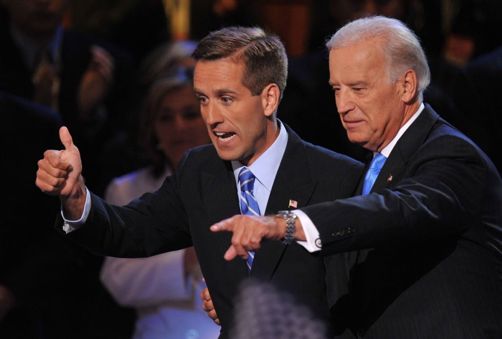 Joe Biden with his son Beau Biden before the latter’s death in 2015, aged just 46. Photo: AFP Joe Biden with his son Beau Biden before the latter’s death in 2015, aged just 46. Photo: AFP