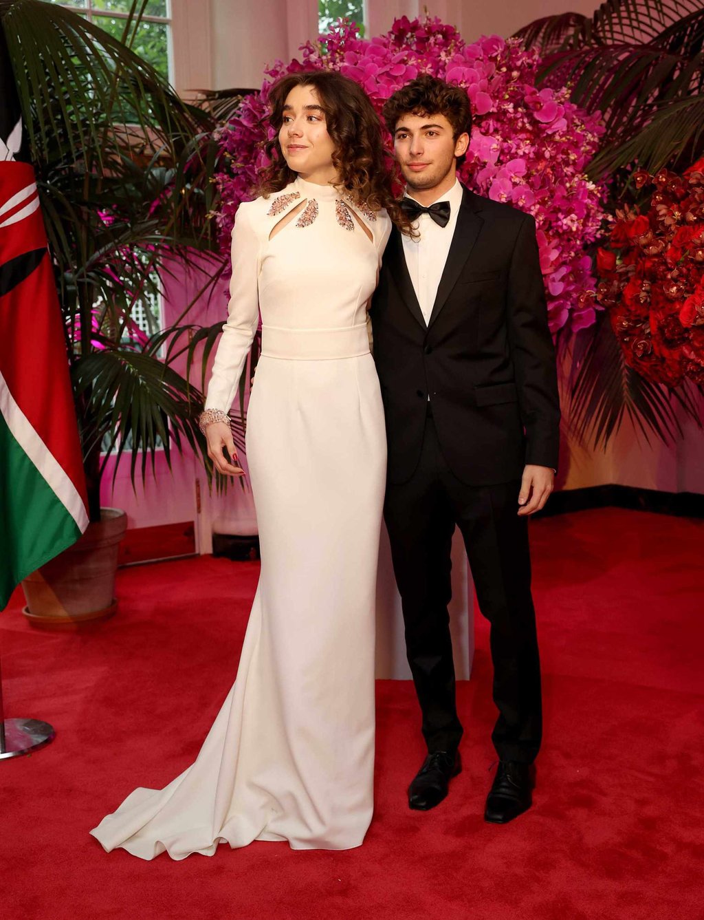 Natalie Biden and Rafael Hajjar arrive for a state dinner for Kenyan President William Ruto at the White House on May 23, in Washington DC. Photo: Getty Images Natalie Biden and Rafael Hajjar arrive for a state dinner for Kenyan President William Ruto at the White House on May 23, in Washington DC. Photo: Getty Images