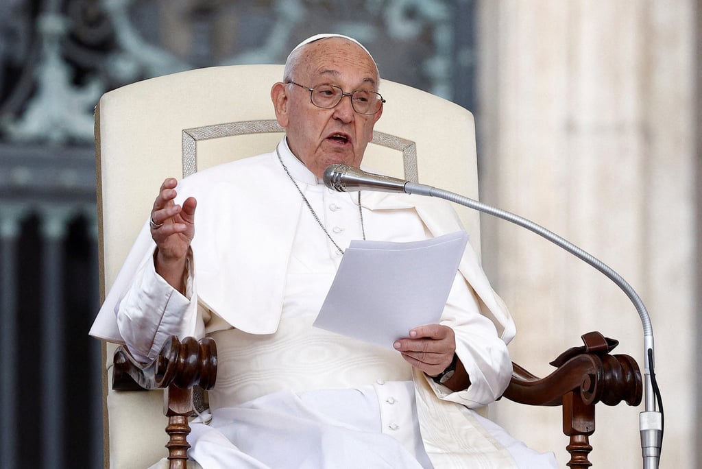 Pope Francis issued an extraordinary apology on Tuesday after a row over offensive language he was reported to have used to describe gay men. Photo: Reuters