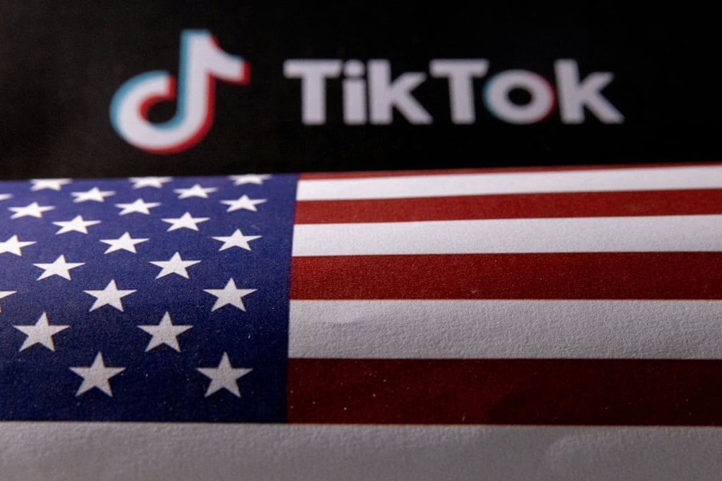 Last month, US lawmakers decided to ban Chinese-owned TikTok from US app stores unless it is sold in less than a year. Photo: Reuters