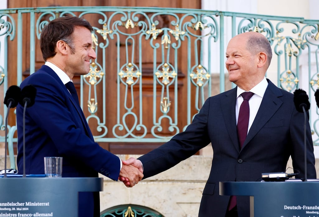 French President Emmanuel Macron and German Chancellor Olaf Scholz. Photo: EPA-EFE French President Emmanuel Macron and German Chancellor Olaf Scholz. Photo: EPA-EFE