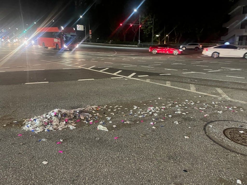 Trash carried by balloons sent by North Korea, found in Seoul. Photo: EPA-EFE Trash carried by balloons sent by North Korea, found in Seoul. Photo: EPA-EFE