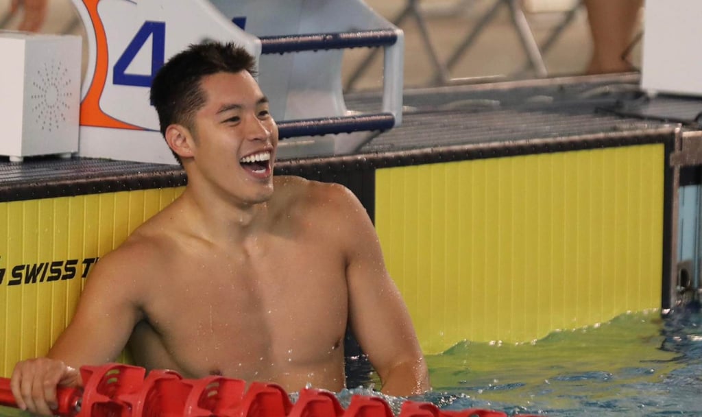 Ian Ho finished sixth in a tight 50m freestyle race in Barcelona. Photo: Handout