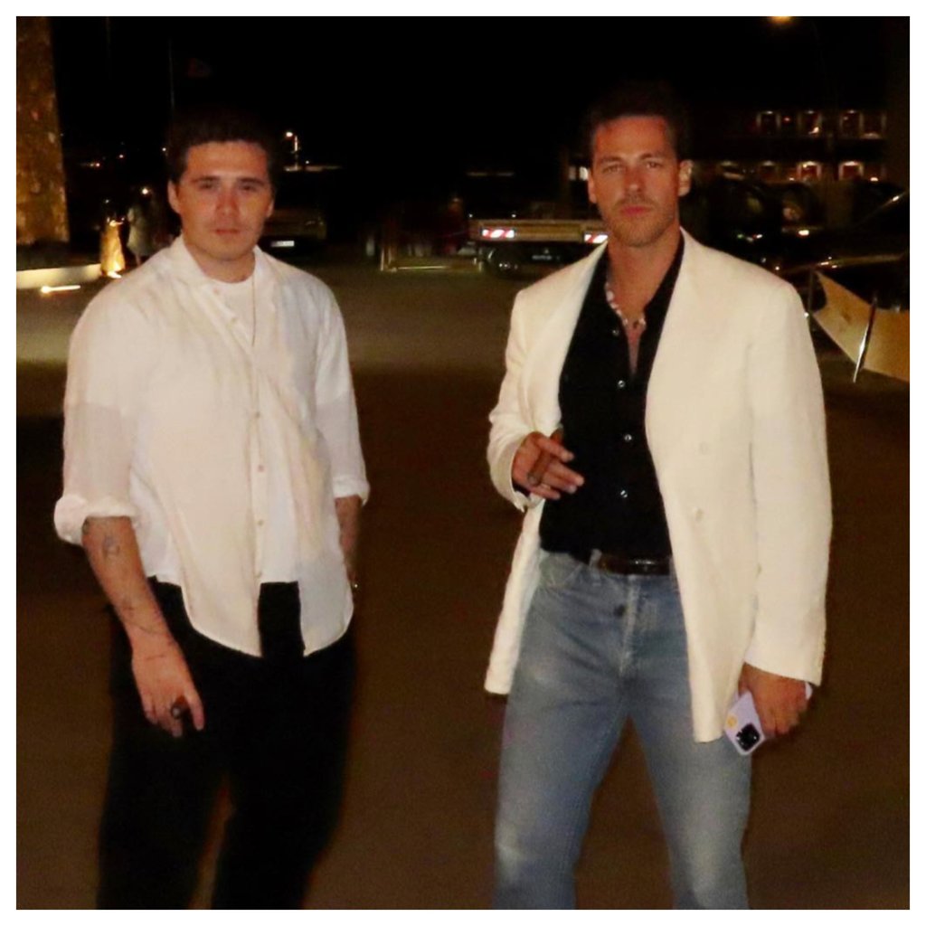 Brooklyn Beckham and Bradley Peltz. Photo: @bradleygpeltz/Instagram