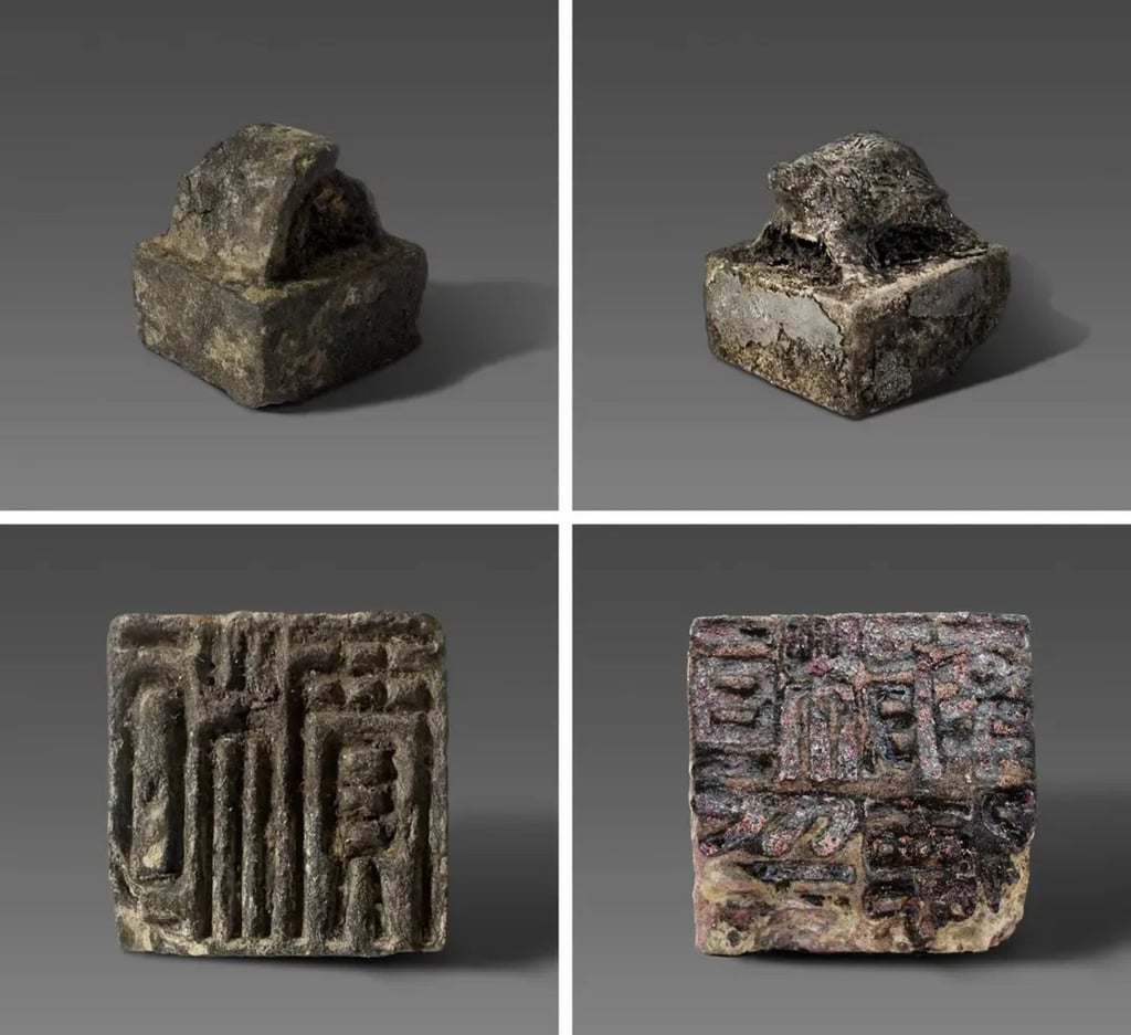 Two of the three tombs were discovered with seals and shared the surname Huan, hence, it can be deduced that the tomb likely belonged to the Huan family. Photo: kaogu.cssn.cn