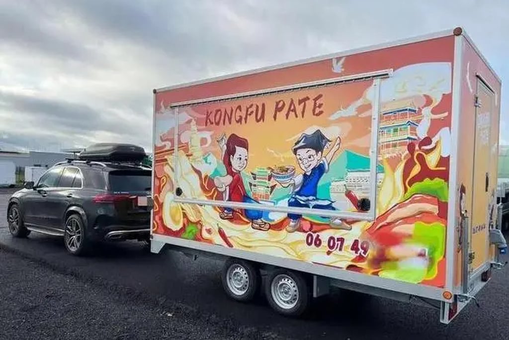 In the summer of 2022, Guo operated a food truck at various fairs throughout Paris. Photo: Baidu In the summer of 2022, Guo operated a food truck at various fairs throughout Paris. Photo: Baidu