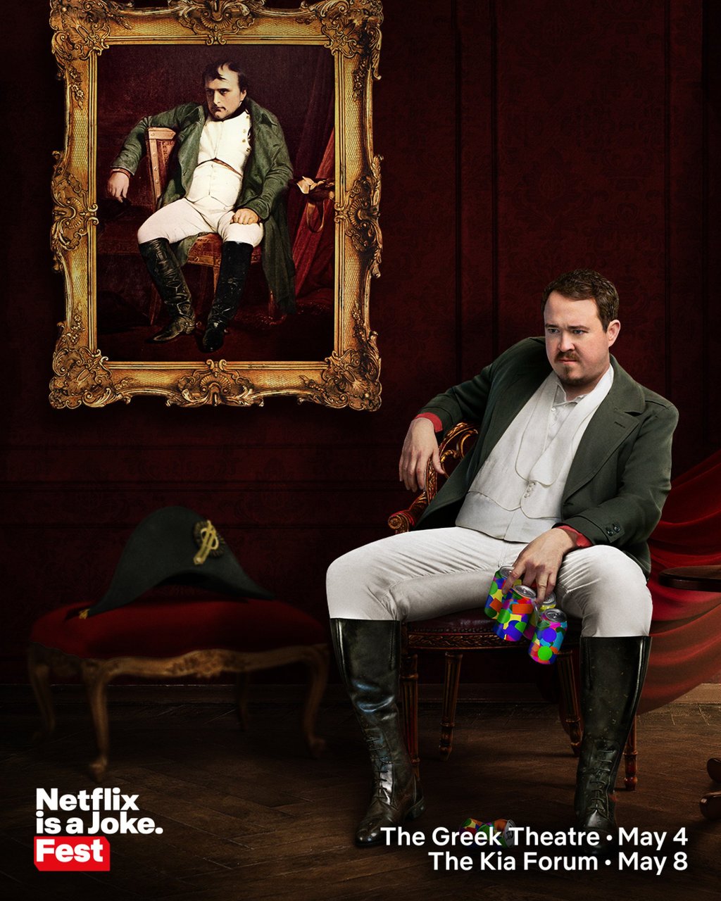 Shane Gillis also did a series of sold-out shows at the Netflix is a Joke festival. Photo: @netflixisajoke/Instagram