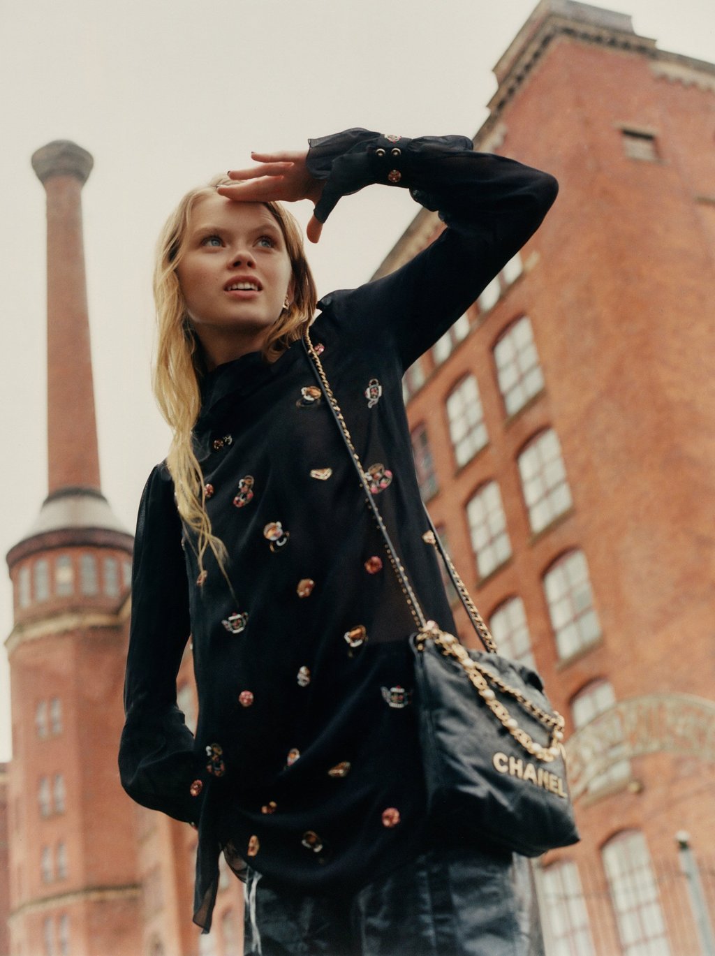 Chanel’s 2023-24 Métiers d’Art collection, shot on the streets of Manchester for Style, by photographer Silvia Draz and styled by Joanne M Kennedy Chanel’s 2023-24 Métiers d’Art collection, shot on the streets of Manchester for Style, by photographer Silvia Draz and styled by Joanne M Kennedy