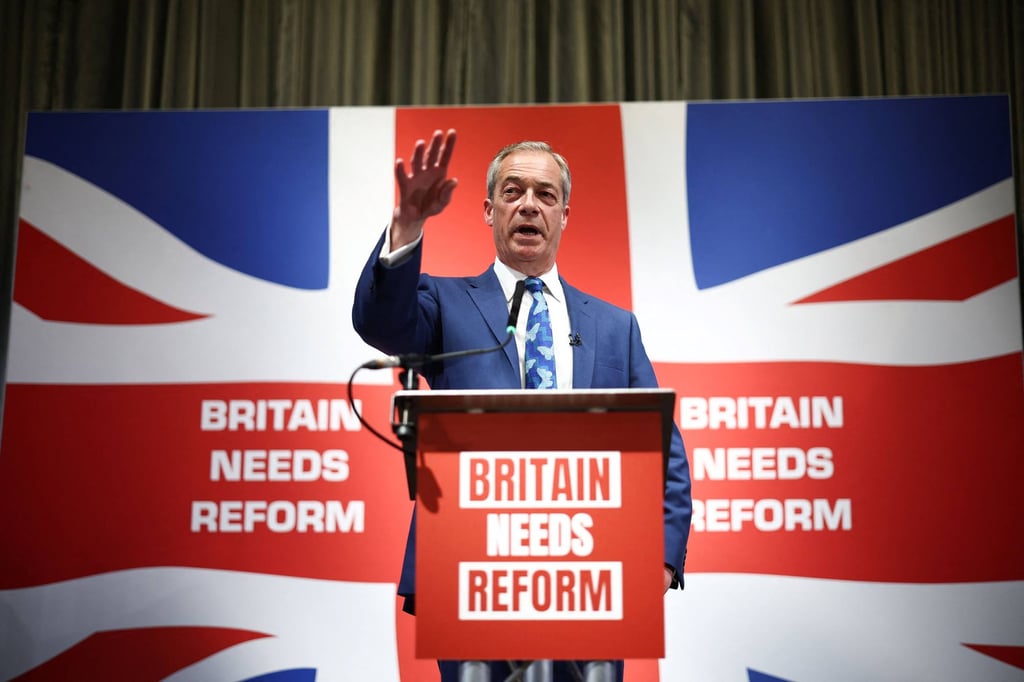 Nigel Farage will stand as a candidate for the anti-immigration Reform UK party. Photo: AFP