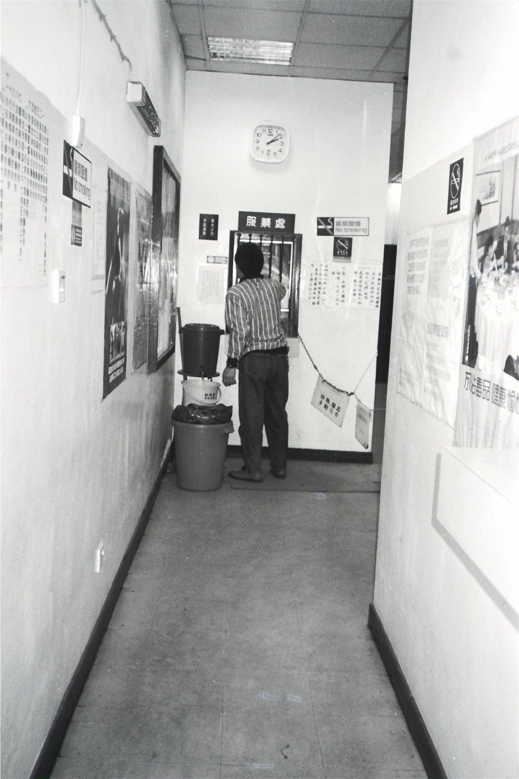 A man receives a dose of methadone at the dispensary window of the Violet Peel Methadone Clinic. Photo: SCMP A man receives a dose of methadone at the dispensary window of the Violet Peel Methadone Clinic. Photo: SCMP