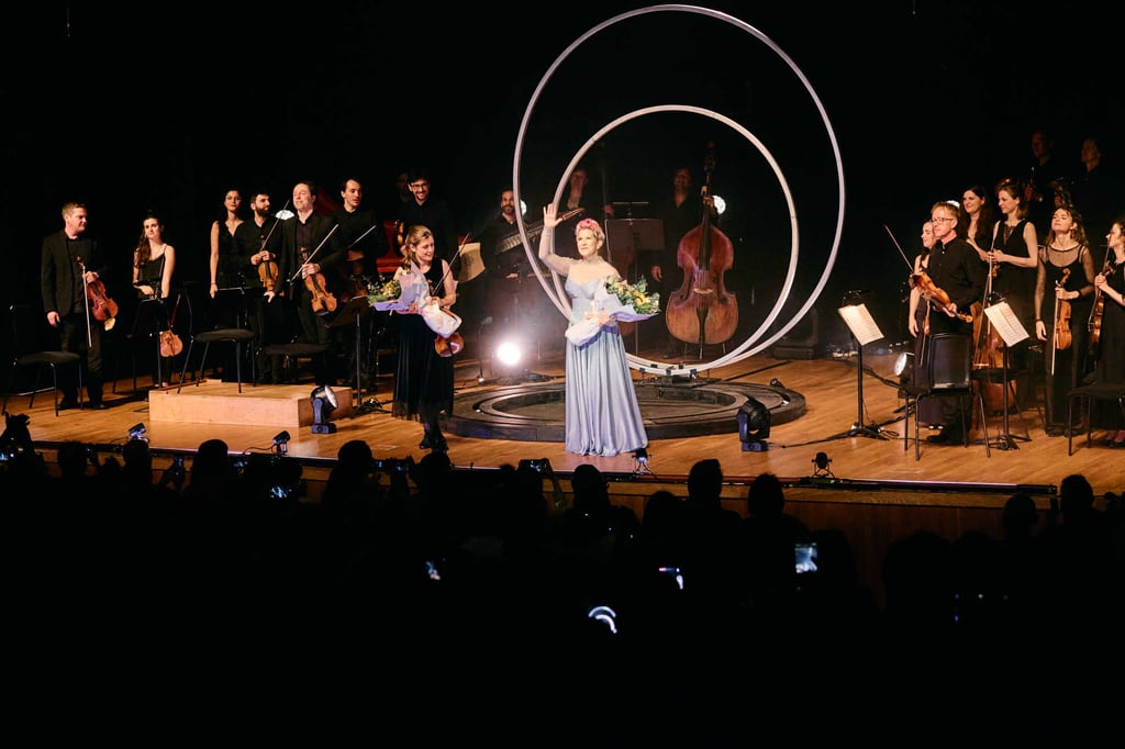 DiDonato and the musicians of Il Pomo D’Oro receive the applause of the audience for their performance of Eden in Hong Kong. Photo: Kenny Cheung/Premiere Performances of Hong Kong