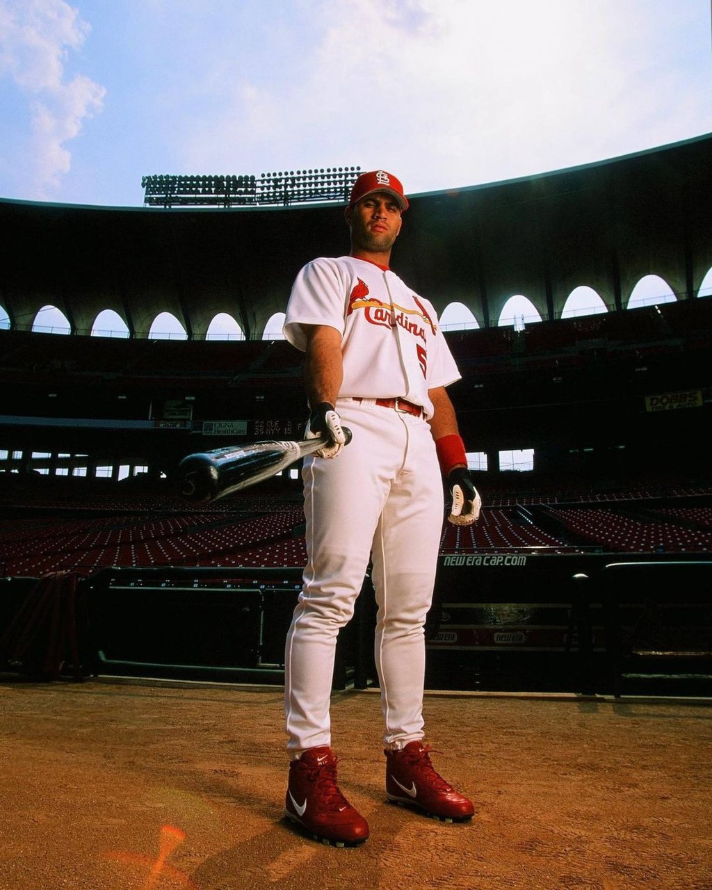Albert Pujols in a promotional photo for the opening day of the Major League Baseball season in 2023. Photo: @albertpujols/Instagram Albert Pujols in a promotional photo for the opening day of the Major League Baseball season in 2023. Photo: @albertpujols/Instagram