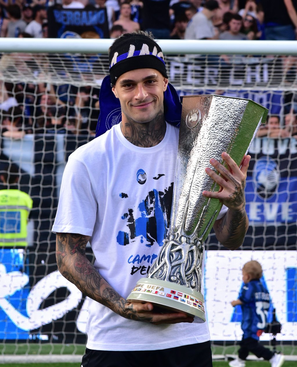 Atalanta’s Gianluca Scamacca impressed as his side finished the campaign with the Europa League. Photo: Xinhua Atalanta’s Gianluca Scamacca impressed as his side finished the campaign with the Europa League. Photo: Xinhua