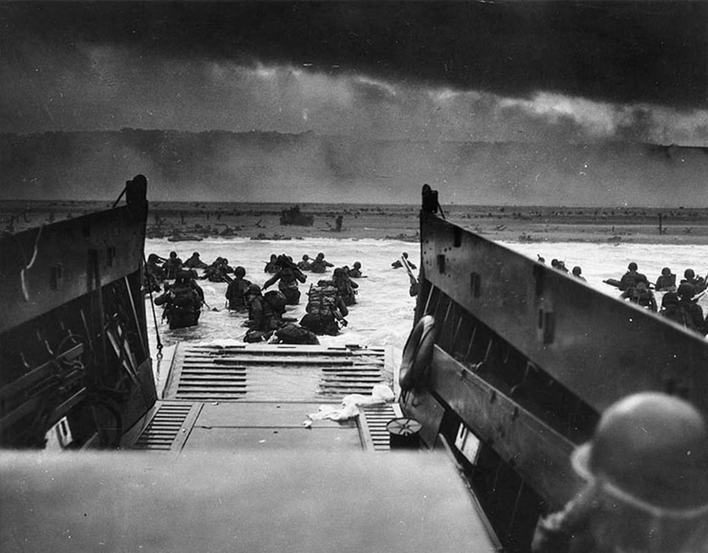 US troops wade ashore at Omaha Beach, France on June 6, 1944. File photo: US National Archives via AFP US troops wade ashore at Omaha Beach, France on June 6, 1944. File photo: US National Archives via AFP