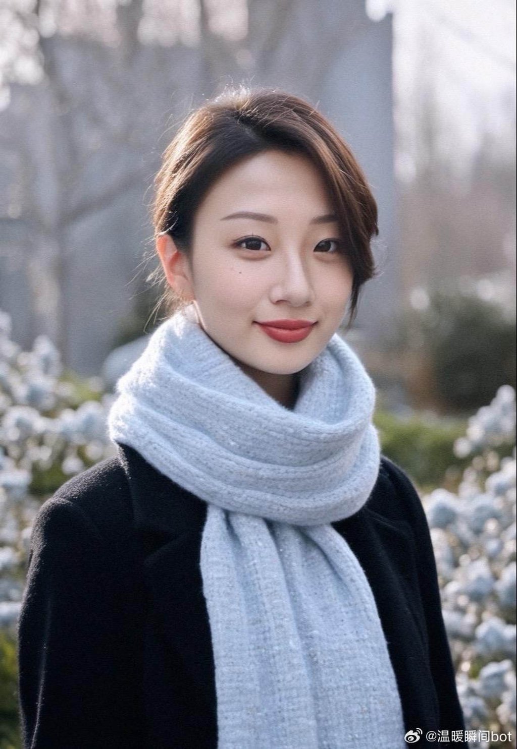 Guojiang made herself look good for her grandmother by utilising artificial intelligence. Photo: Weibo