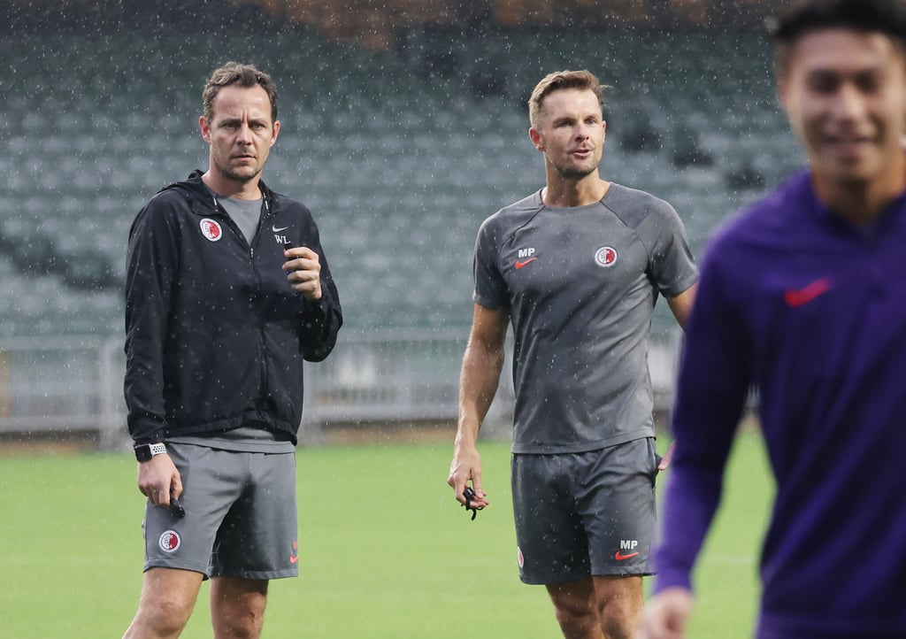 Wolfgang Luisser (left) plans to refine Hong Kong’s playing style in his matches in charge. Photo: Edmond So