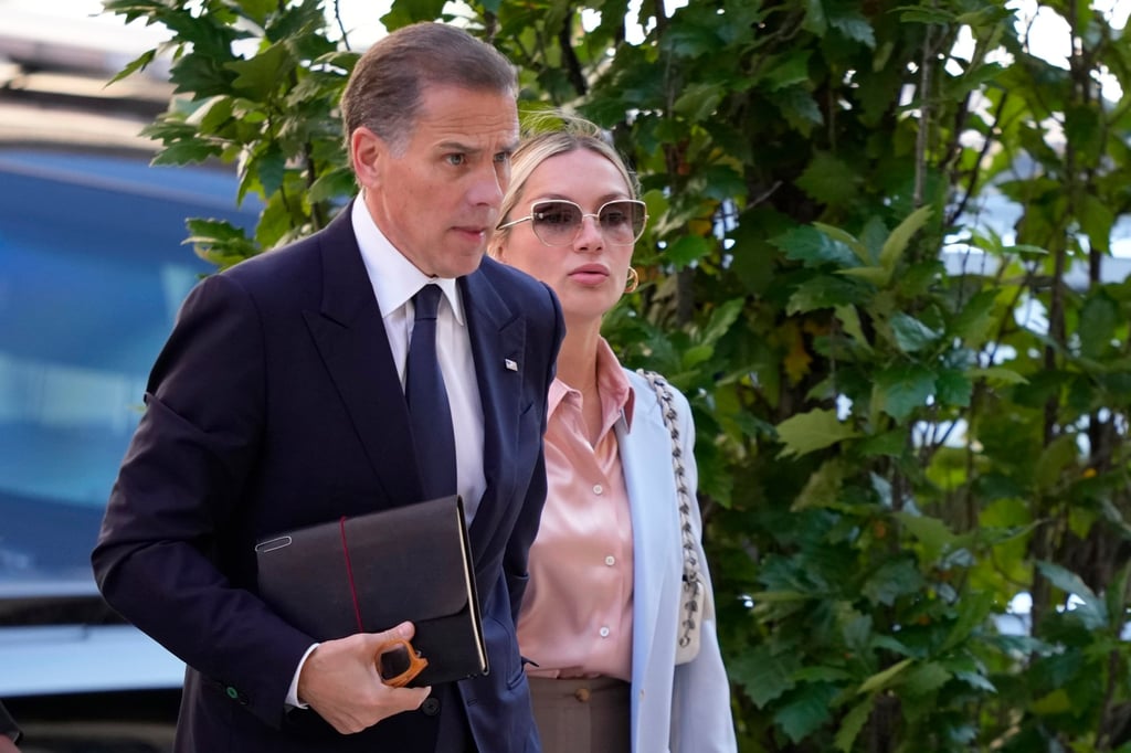 Hunter Biden arrives with his wife Melissa Cohen Biden at federal court, on June 4, in Wilmington, Delaware. Photo: AP Photo Hunter Biden arrives with his wife Melissa Cohen Biden at federal court, on June 4, in Wilmington, Delaware. Photo: AP Photo