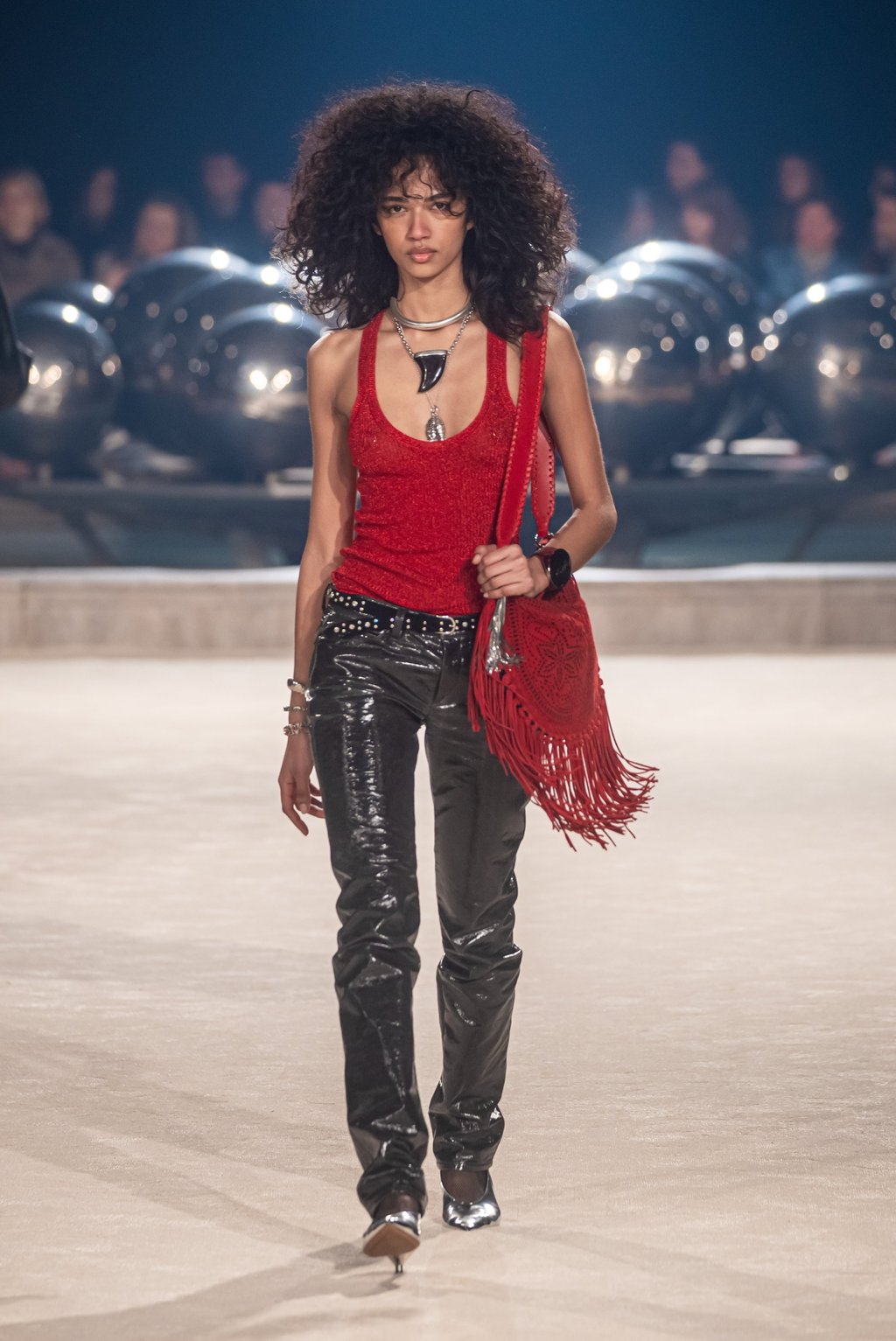A look from the Isabel Marant autumn/winter 2024-25 collection during Paris Fashion Week in February. Photo: EPA-EFE