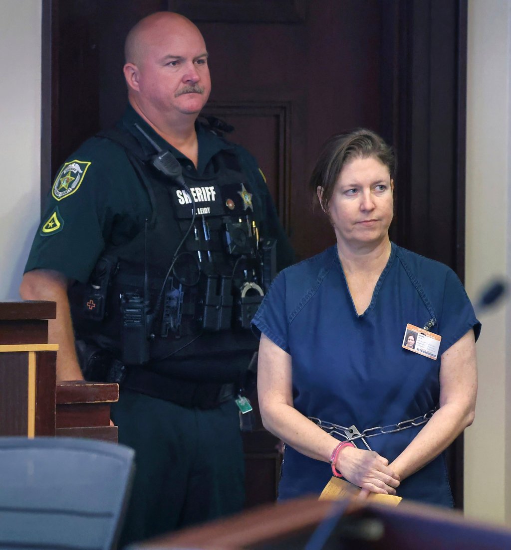 Defendant Sarah Boone leaves the courtroom during a pre-trial hearing in Orlando, Florida, on Friday. Photo: Orlando Sentinel via AP Defendant Sarah Boone leaves the courtroom during a pre-trial hearing in Orlando, Florida, on Friday. Photo: Orlando Sentinel via AP