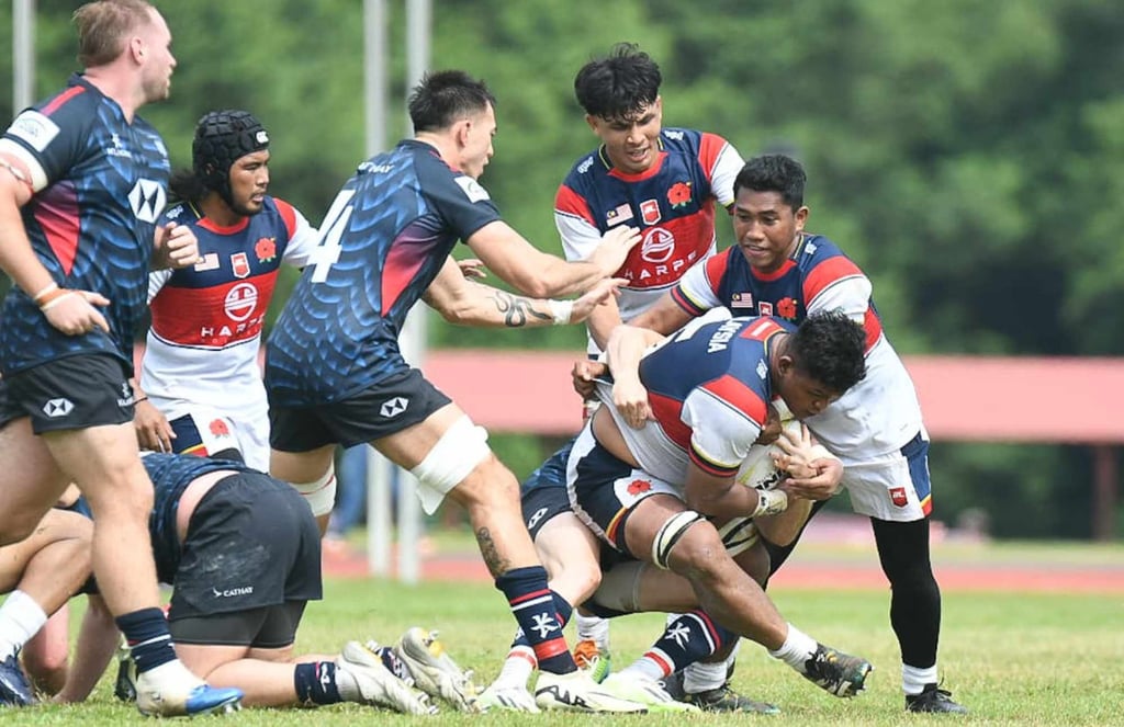Hong Kong’s coach wants sterner tests for his team after they flattened Malaysia. Photo: Asia Rugby