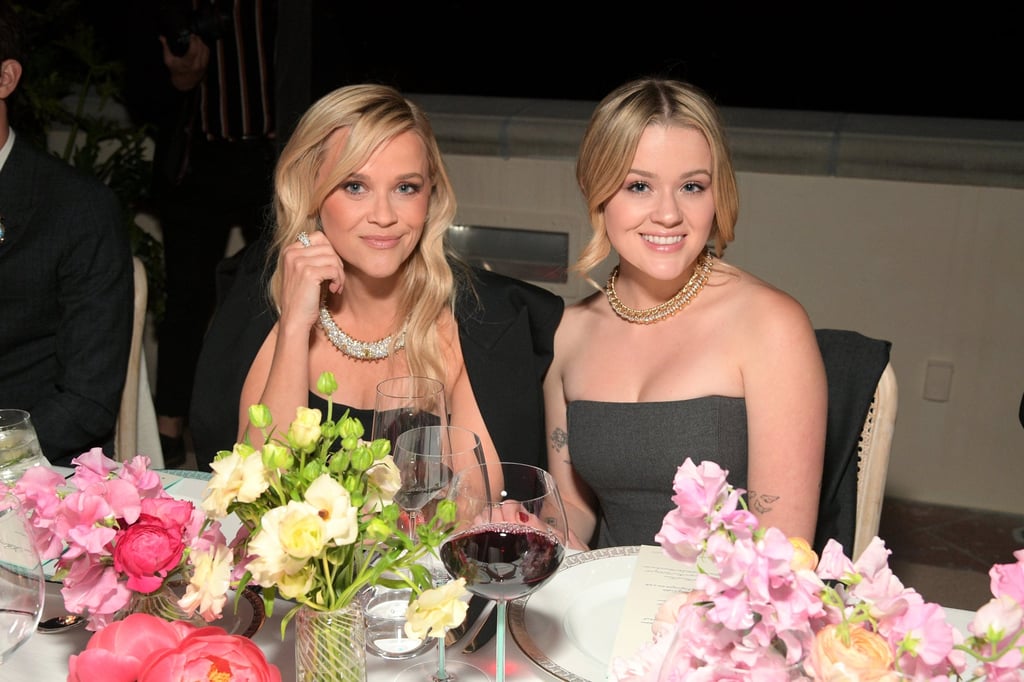 Reese Witherspoon and daughter Ava Phillippe attend the Tiffany & Co. launch of Blue Book 2024: Tiffany Céleste high jewellery collection in Los Angeles. Photo: Getty Images