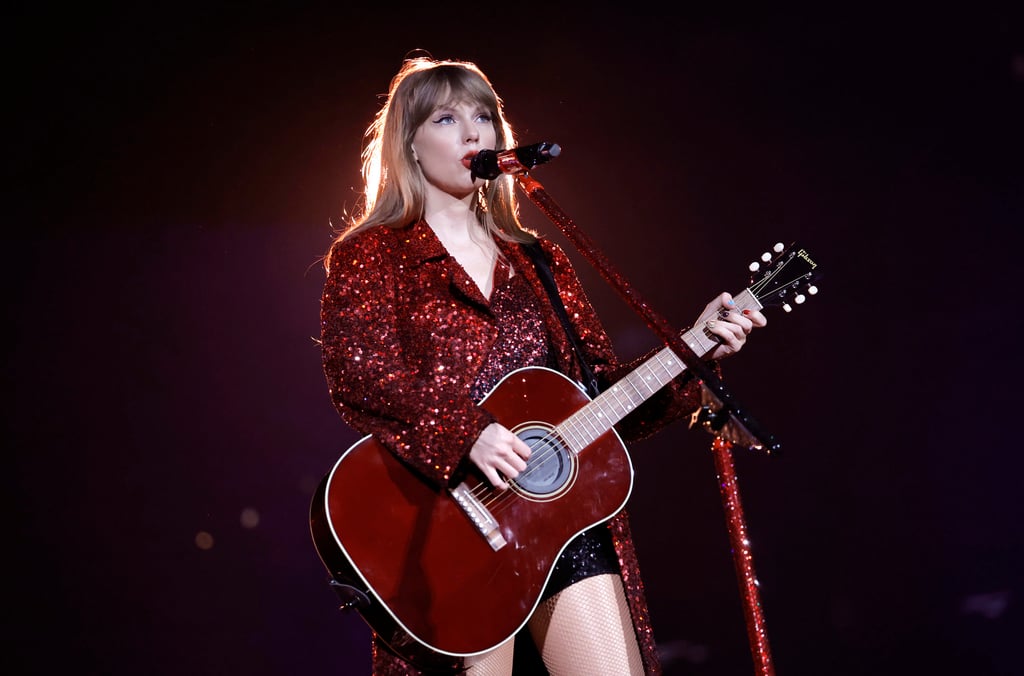 Taylor Swift performing on a stop of her The Eras Tour in 2023. Photo: Getty Images Taylor Swift performing on a stop of her The Eras Tour in 2023. Photo: Getty Images